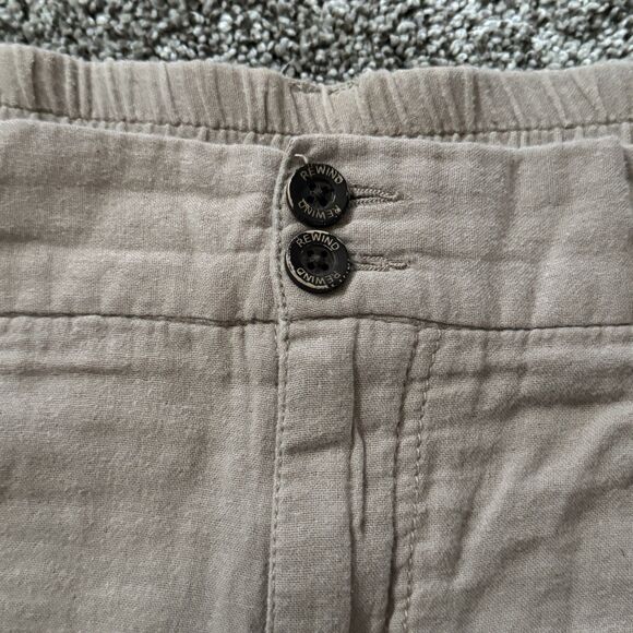 Rewind Elastic Waist Cuffed Hem Cotton Mid Rise Shorts Juniors Size 11 - Picture 5 of 12